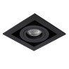Lucide CHIMNEY - Spot encastrable - 1xGU10 (MR16) - Noir