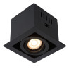 Lucide CHIMNEY - Spot encastrable - 1xGU10 (MR16) - Noir