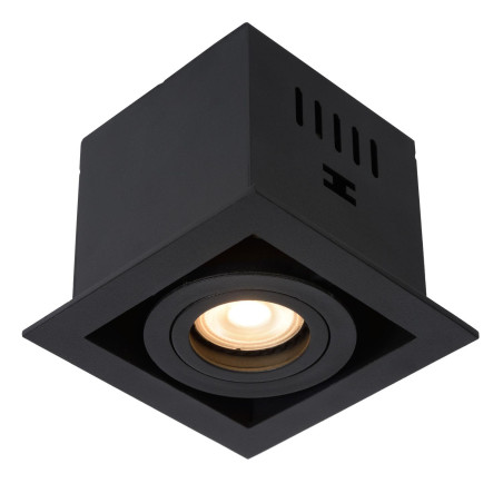 Lucide CHIMNEY - Spot encastrable - 1xGU10 (MR16) - Noir