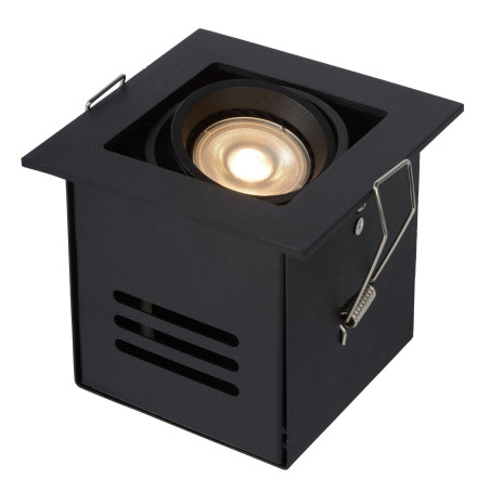 Lucide CHIMNEY - Spot encastrable - 1xGU10 (MR16) - Noir