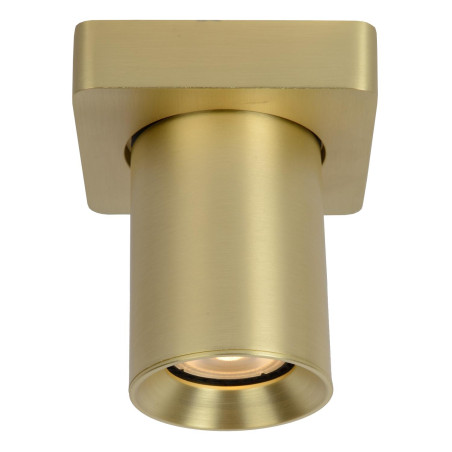 Lucide NIGEL - Spot plafond - LED Dim to warm - GU10 (MR16) - 1x5W 2200K/3000K - Or Mat / Laiton