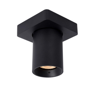 Lucide NIGEL - Spot plafond - LED Dim to warm - GU10 (MR16) - 1x5W 2200K/3000K - Noir