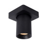 Lucide NIGEL - Spot plafond - LED Dim to warm - GU10 (MR16) - 1x5W 2200K/3000K - Noir