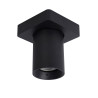 Lucide NIGEL - Spot plafond - LED Dim to warm - GU10 (MR16) - 1x5W 2200K/3000K - Noir