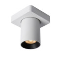Lucide NIGEL - Spot plafond - LED Dim to warm - GU10 (MR16) - 1x5W 2200K/3000K - Blanc