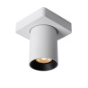 Lucide NIGEL - Spot plafond - LED Dim to warm - GU10 (MR16) - 1x5W 2200K/3000K - Blanc