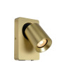 Lucide NIGEL - Lampe de chevet / Applique mural - LED Dim to warm - GU10 (MR16) - 1x5W 2200K/3000K - Point de rechargement USB