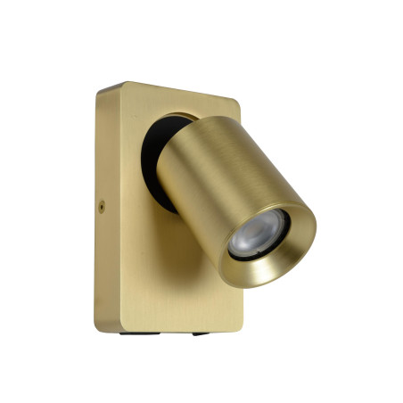 Lucide NIGEL - Lampe de chevet / Applique mural - LED Dim to warm - GU10 (MR16) - 1x5W 2200K/3000K - Point de rechargement USB