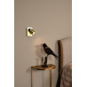 Lucide NIGEL - Lampe de chevet / Applique mural - LED Dim to warm - GU10 (MR16) - 1x5W 2200K/3000K - Point de rechargement USB
