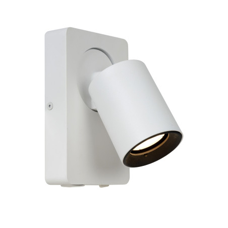 Lucide NIGEL - Lampe de chevet / Applique mural - LED Dim to warm - CCT - GU10 (MR16) - 1x5W 2200K/3000K - - Réf. 09929/06/31