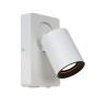 Lucide NIGEL - Lampe de chevet / Applique mural - LED Dim to warm - CCT - GU10 (MR16) - 1x5W 2200K/3000K - - Réf. 09929/06/31