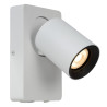 Lucide NIGEL - Lampe de chevet / Applique mural - LED Dim to warm - CCT - GU10 (MR16) - 1x5W 2200K/3000K - - Réf. 09929/06/31