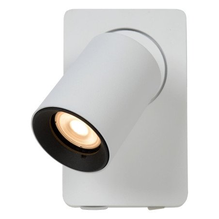 Lucide NIGEL - Lampe de chevet / Applique mural - LED Dim to warm - CCT - GU10 (MR16) - 1x5W 2200K/3000K - - Réf. 09929/06/31