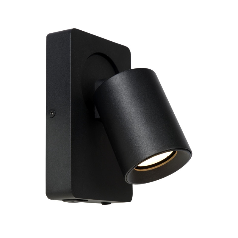 Lucide NIGEL - Lampe de chevet / Applique mural - LED Dim to warm - CCT - GU10 (MR16) - 1x5W 2200K/3000K - - Réf. 09929/07/30