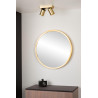 Lucide NIGEL - Spot plafond - LED Dim to warm - GU10 (MR16) - 2x5W 2200K/3000K - Or Mat / Laiton