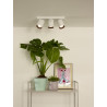 Lucide NIGEL - Spot plafond - LED Dim to warm - GU10 (MR16) - 3x5W 2200K/3000K - Blanc