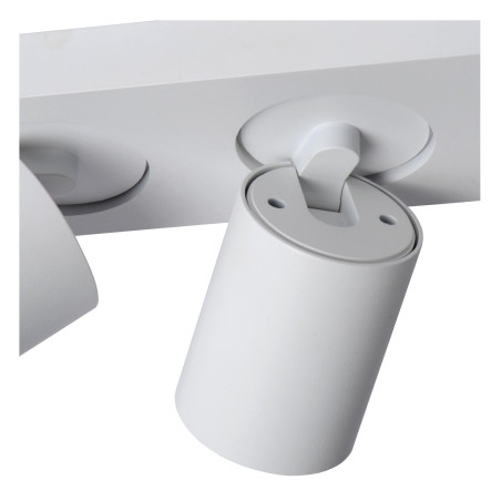 Lucide NIGEL - Spot plafond - LED Dim to warm - GU10 (MR16) - 3x5W 2200K/3000K - Blanc