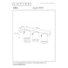 Lucide NIGEL - Spot plafond - LED Dim to warm - GU10 (MR16) - 3x5W 2200K/3000K - Blanc