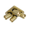 Lucide NIGEL - Spot plafond - LED Dim to warm - GU10 (MR16) - 4x5W 2200K/3000K - Or Mat / Laiton