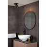 Lucide TAYLOR - Spot plafond Salle de bains - LED Dim to warm - GU10 (MR16) - 1x5W 2200K/3000K - IP44 - Noir