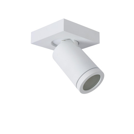 Lucide TAYLOR - Spot plafond Salle de bains - LED Dim to warm - GU10 (MR16) - 1x5W 2200K/3000K - IP44 - Blanc