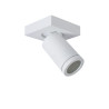 Lucide TAYLOR - Spot plafond Salle de bains - LED Dim to warm - GU10 (MR16) - 1x5W 2200K/3000K - IP44 - Blanc