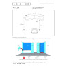 Lucide TAYLOR - Spot plafond Salle de bains - LED Dim to warm - GU10 (MR16) - 1x5W 2200K/3000K - IP44 - Blanc