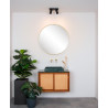 Lucide TAYLOR - Spot plafond Salle de bains - LED Dim to warm - GU10 (MR16) - 2x5W 2200K/3000K - IP44 - Noir