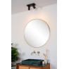 Lucide TAYLOR - Spot plafond Salle de bains - LED Dim to warm - GU10 (MR16) - 2x5W 2200K/3000K - IP44 - Noir