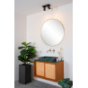 Lucide TAYLOR - Spot plafond Salle de bains - LED Dim to warm - GU10 (MR16) - 2x5W 2200K/3000K - IP44 - Noir
