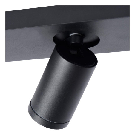 Lucide TAYLOR - Spot plafond Salle de bains - LED Dim to warm - GU10 (MR16) - 2x5W 2200K/3000K - IP44 - Noir