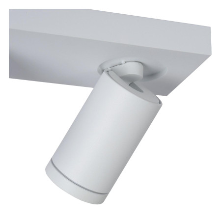 Lucide TAYLOR - Spot plafond Salle de bains - LED Dim to warm - GU10 (MR16) - 3x5W 2200K/3000K - IP44 - Blanc