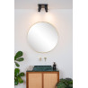 Lucide TAYLOR - Spot plafond Salle de bains - LED Dim to warm - GU10 (MR16) - 4x5W 2200K/3000K - IP44 - Noir