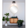 Lucide TAYLOR - Spot plafond Salle de bains - LED Dim to warm - GU10 (MR16) - 4x5W 2200K/3000K - IP44 - Noir