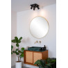 Lucide TAYLOR - Spot plafond Salle de bains - LED Dim to warm - GU10 (MR16) - 4x5W 2200K/3000K - IP44 - Noir