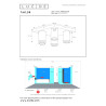 Lucide TAYLOR - Spot plafond Salle de bains - LED Dim to warm - GU10 (MR16) - 4x5W 2200K/3000K - IP44 - Noir