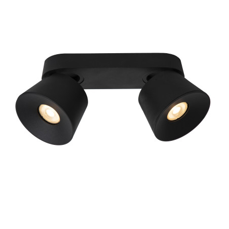 Lucide TRIGONO - Spot plafond - 2xGU10 (MR16) - Noir