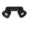 Lucide TRIGONO - Spot plafond - 2xGU10 (MR16) - Noir