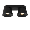 Lucide TRIGONO - Spot plafond - 2xGU10 (MR16) - Noir