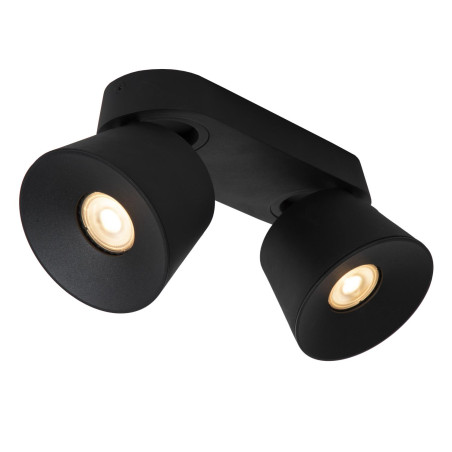 Lucide TRIGONO - Spot plafond - 2xGU10 (MR16) - Noir