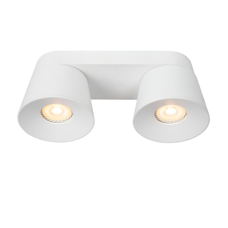 Lucide TRIGONO - Spot plafond - 2xGU10 (MR16) - Blanc