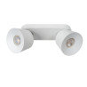 Lucide TRIGONO - Spot plafond - 2xGU10 (MR16) - Blanc