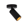 Lucide CLUBS - Spot plafond - 1xGU10 (MR16) - Noir