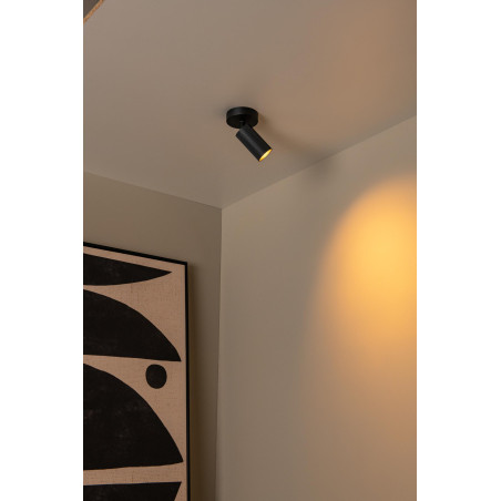Lucide CLUBS - Spot plafond - 1xGU10 (MR16) - Noir