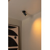 Lucide CLUBS - Spot plafond - 1xGU10 (MR16) - Noir
