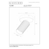Lucide CLUBS - Spot plafond - 1xGU10 (MR16) - Blanc