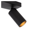 Lucide CLUBS - Spot plafond - 2xGU10 (MR16) - Noir