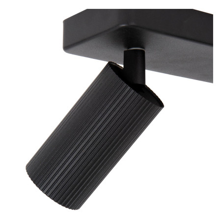 Lucide CLUBS - Spot plafond - 2xGU10 (MR16) - Noir