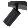 Lucide CLUBS - Spot plafond - 2xGU10 (MR16) - Noir