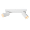 Lucide CLUBS - Spot plafond - 2xGU10 (MR16) - Blanc